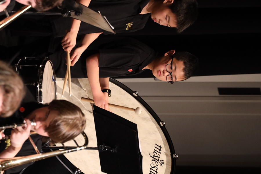 Band on stage.